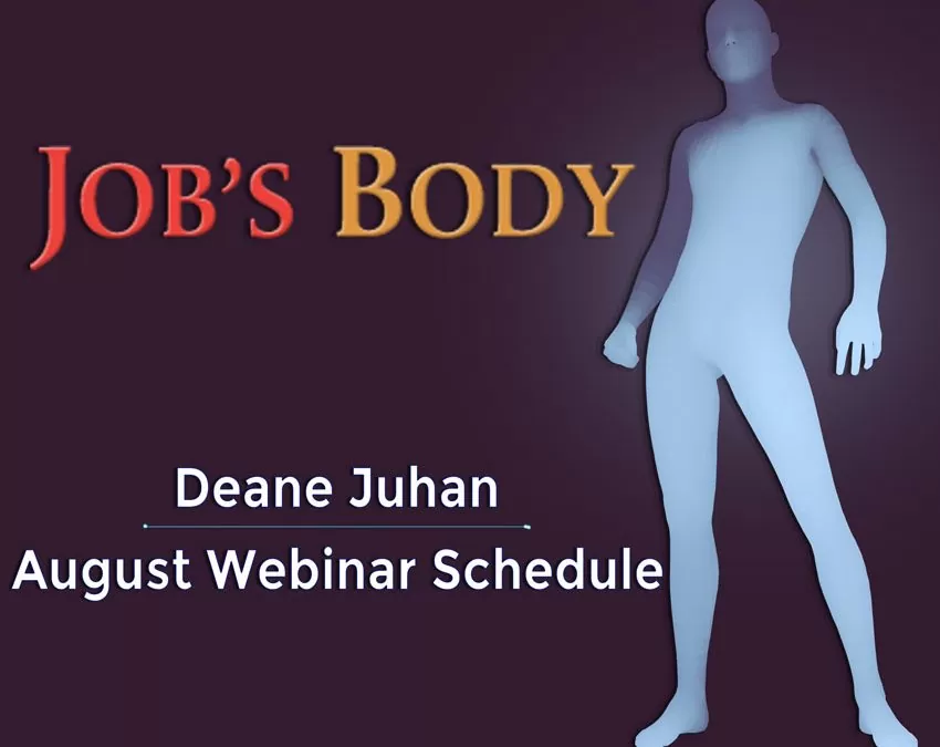 Deane Juhan August 2020 Webinars