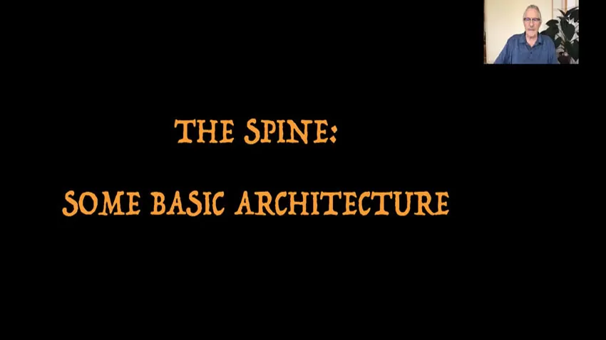 Deane-Juhan---The-Spine-Webinar Deane Juhan - The Spine Webinar - An image of Deane Juhan and texts.